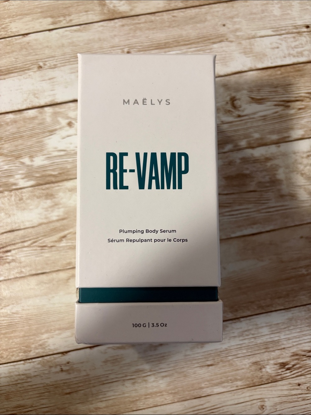 MAELYS RE-VAMP Plumping Body Serum - White/Teal